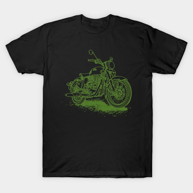 Royal Enfield Classic 500 T-Shirt by snewen